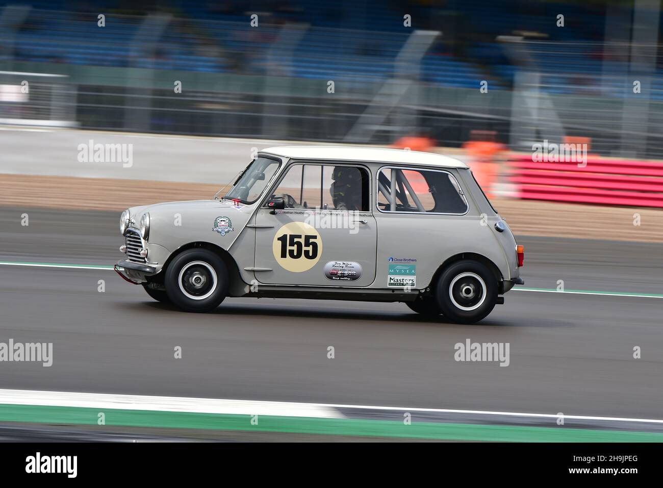 Nathan Heathcote, Morris Mini Cooper S, Classic Mini Challenge, a race ...