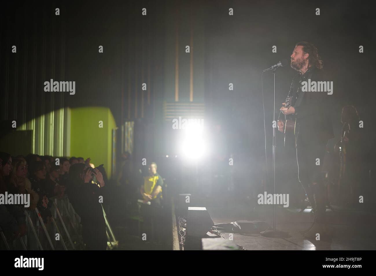 Father John Misty (real name: Josh Tillman) performing live on stage at Hammersmith Eventim Apollo in London. Photo date: Wednesday, November 8, 2017. Photo credit should read: Richard Gray/EMPICS Entertainment Stock Photo
