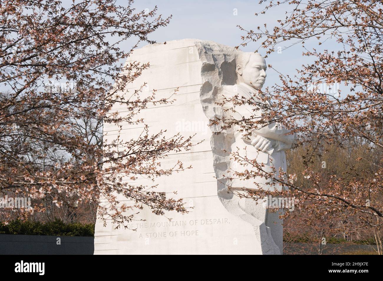The Martin Luther King Memorial in Washington DC in the United States. From a series of travel photos in the United States. Photo date: Thursday, March 29, 2018. Photo credit should read: Richard Gray/EMPICS Stock Photo