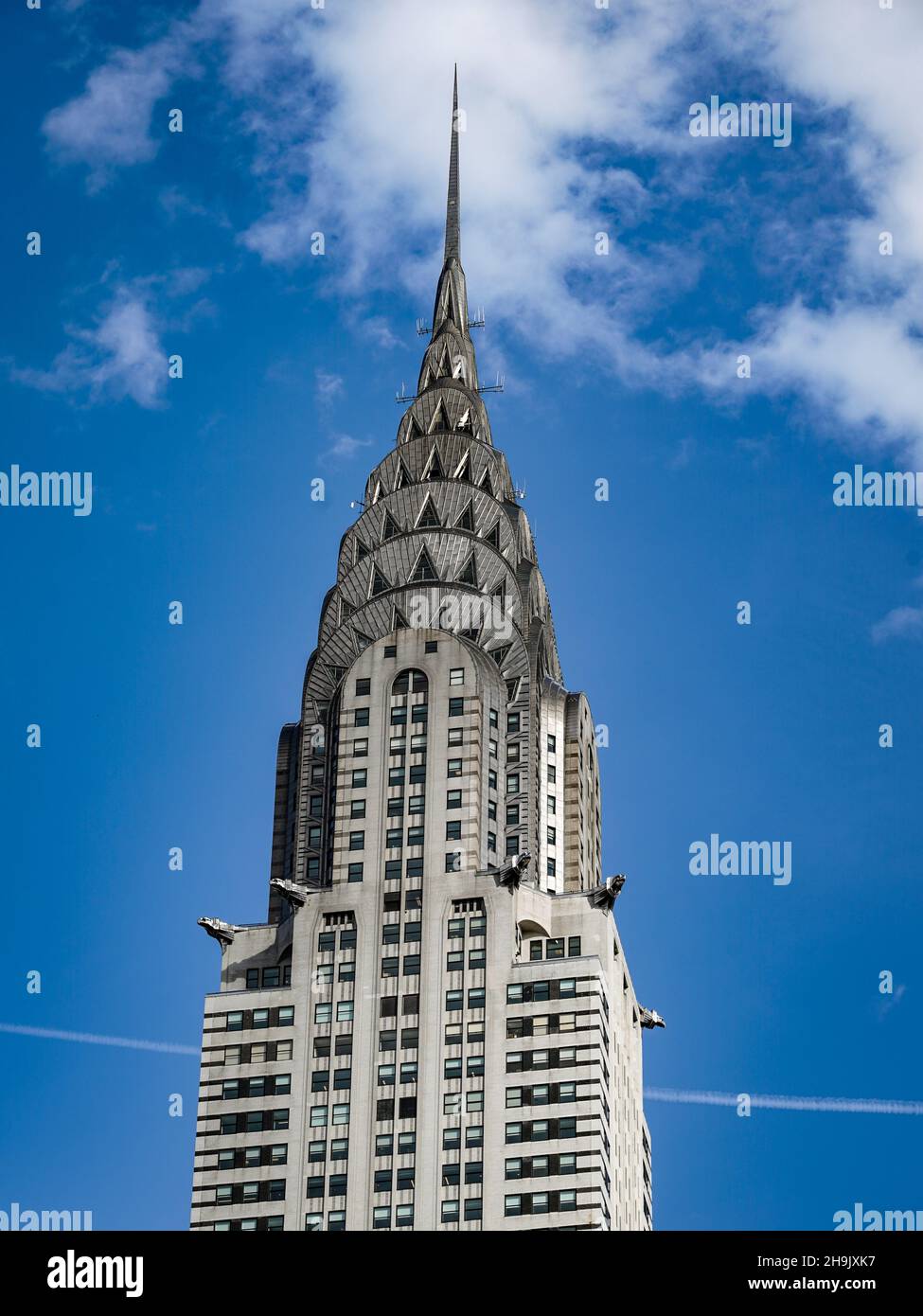 The top of the Chrysler Building in New York City in the United States. From a series of travel photos in the United States. Photo date: Friday, April 6, 2018. Photo credit should read: Richard Gray/EMPICS Stock Photo