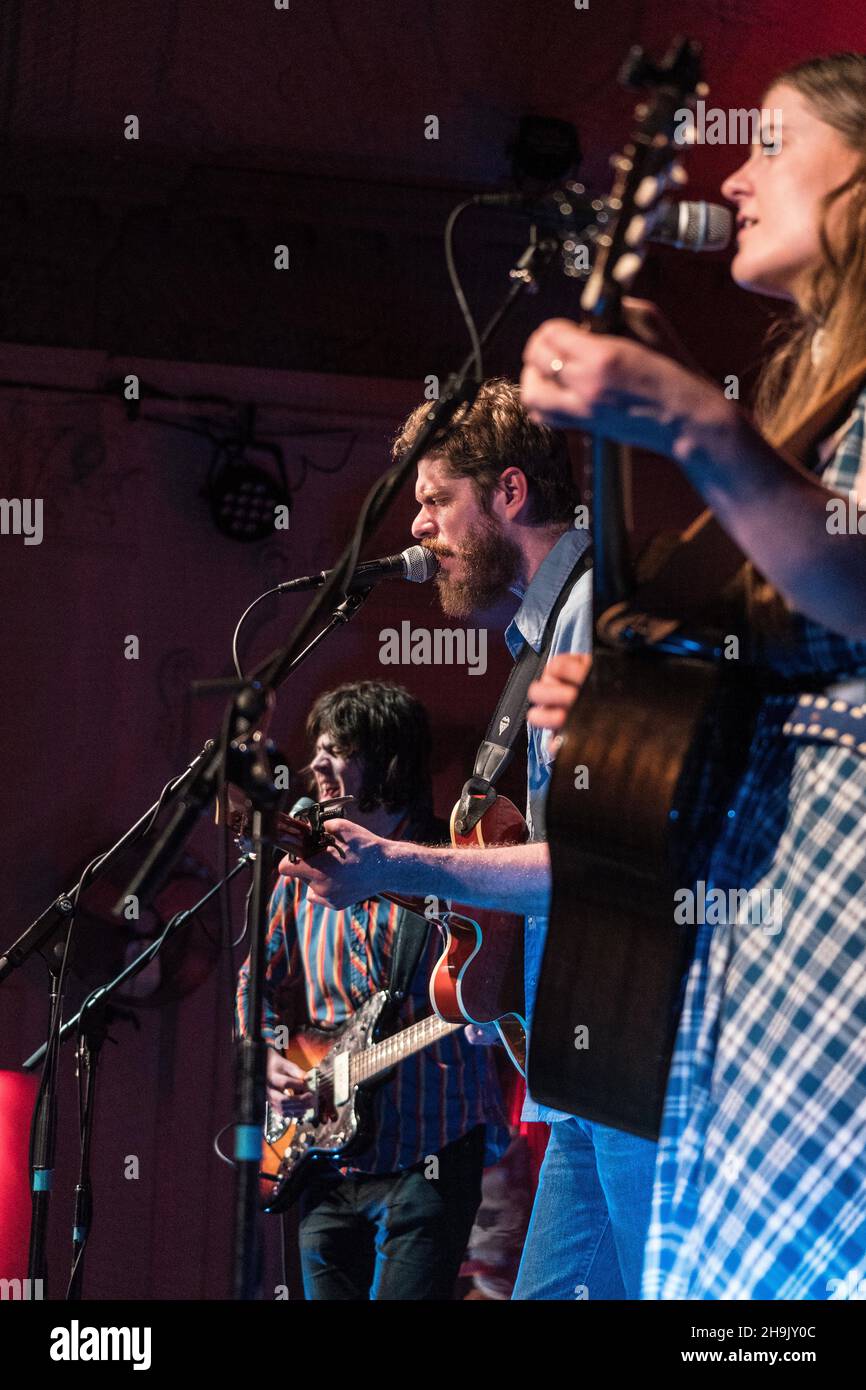 Deep Dark Woods performing live on stage at Bush Hall in London. Photo date: Thursday, May 3, 2018. Photo credit should read: Richard Gray/EMPICS Stock Photo