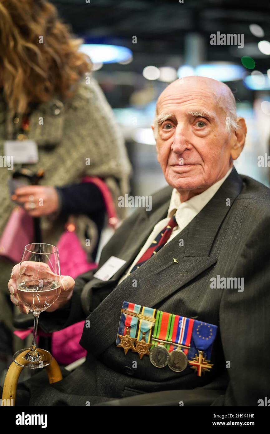 Alfred Huberman at Hidden Heroes, an event celebrating the part played by Jewish volunteers in the Royal Air Force during World War Two, at the RAF Museum in London. The event is part of celebrations to mark the centenary of the RAF. Photo date: Thursday, November 15, 2018. Photo credit should read: Richard Gray/EMPICS Stock Photo