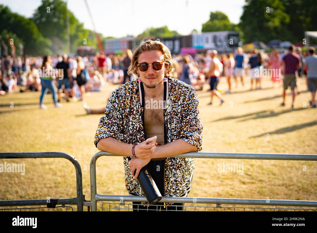 A music fan at the 2019 All Points East Festival in Victoria ParkPhoto credit should read: Richard Gray/EMPICS Stock Photo