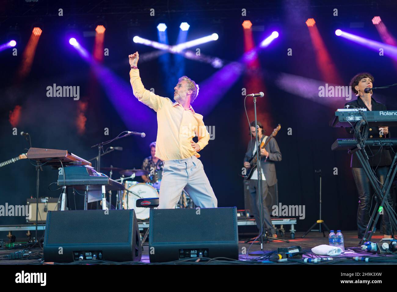 Baxter Dury performing at the 2019 End of the Road Festival in Larmer Tree Gardens in Dorset. Photo date: Friday, August 30, 2019. Photo credit should read: Richard Gray/EMPICS Stock Photo