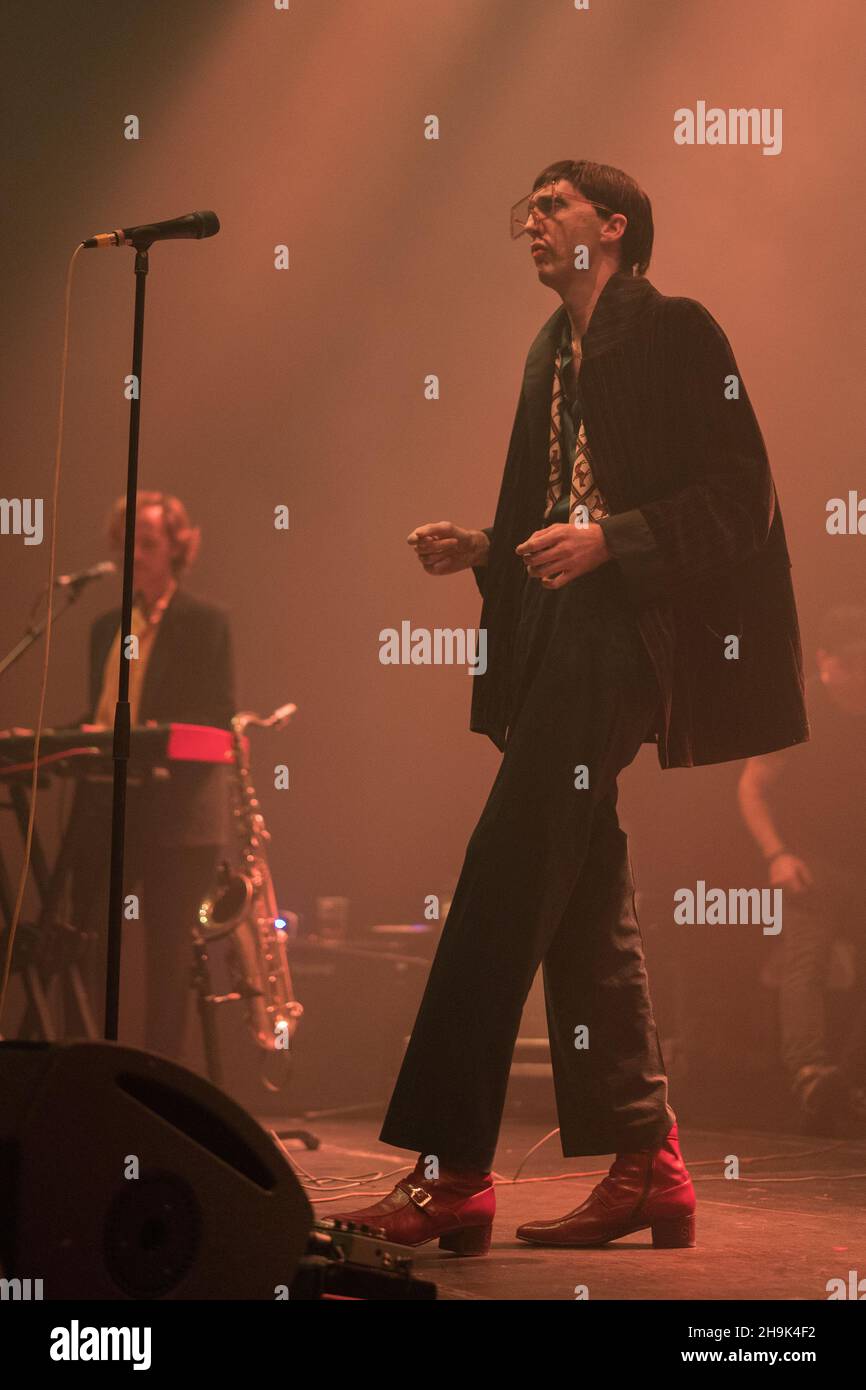 Bradford Cox of Deerhunter performing live on stage at The Roundhouse in London in support of Deerhunter. Photo date: Sunday, November 3, 2019. Photo credit should read: Richard Gray/EMPICS Stock Photo