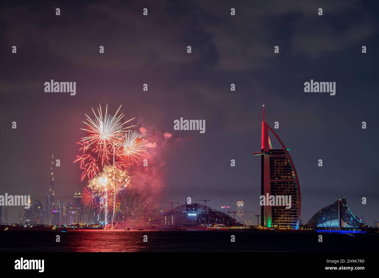 National Day Fireworks Celebration at Point Atlantis and Palm Jumaira