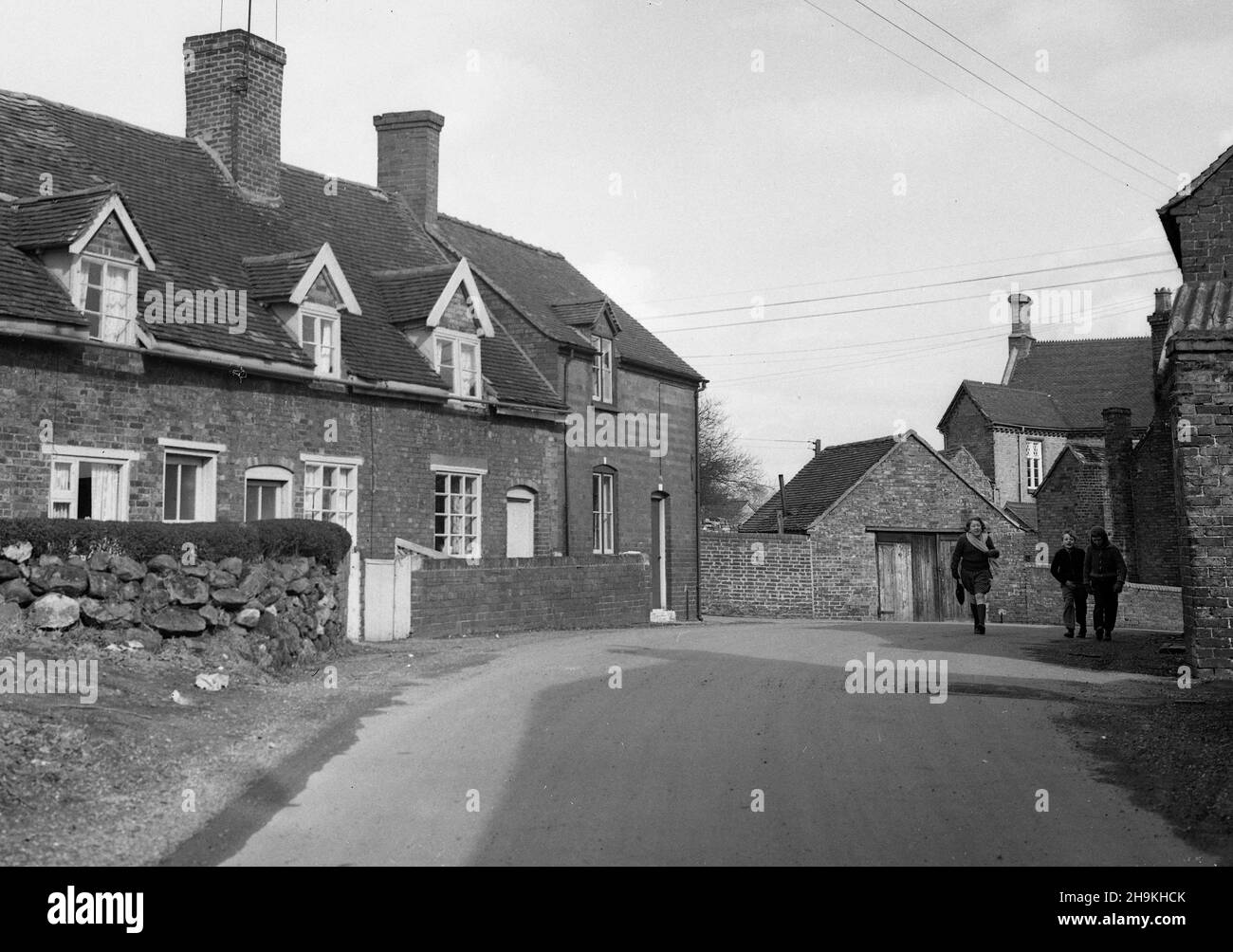 Madeley Shropshire in 1967. Britain 1960s Stock Photo