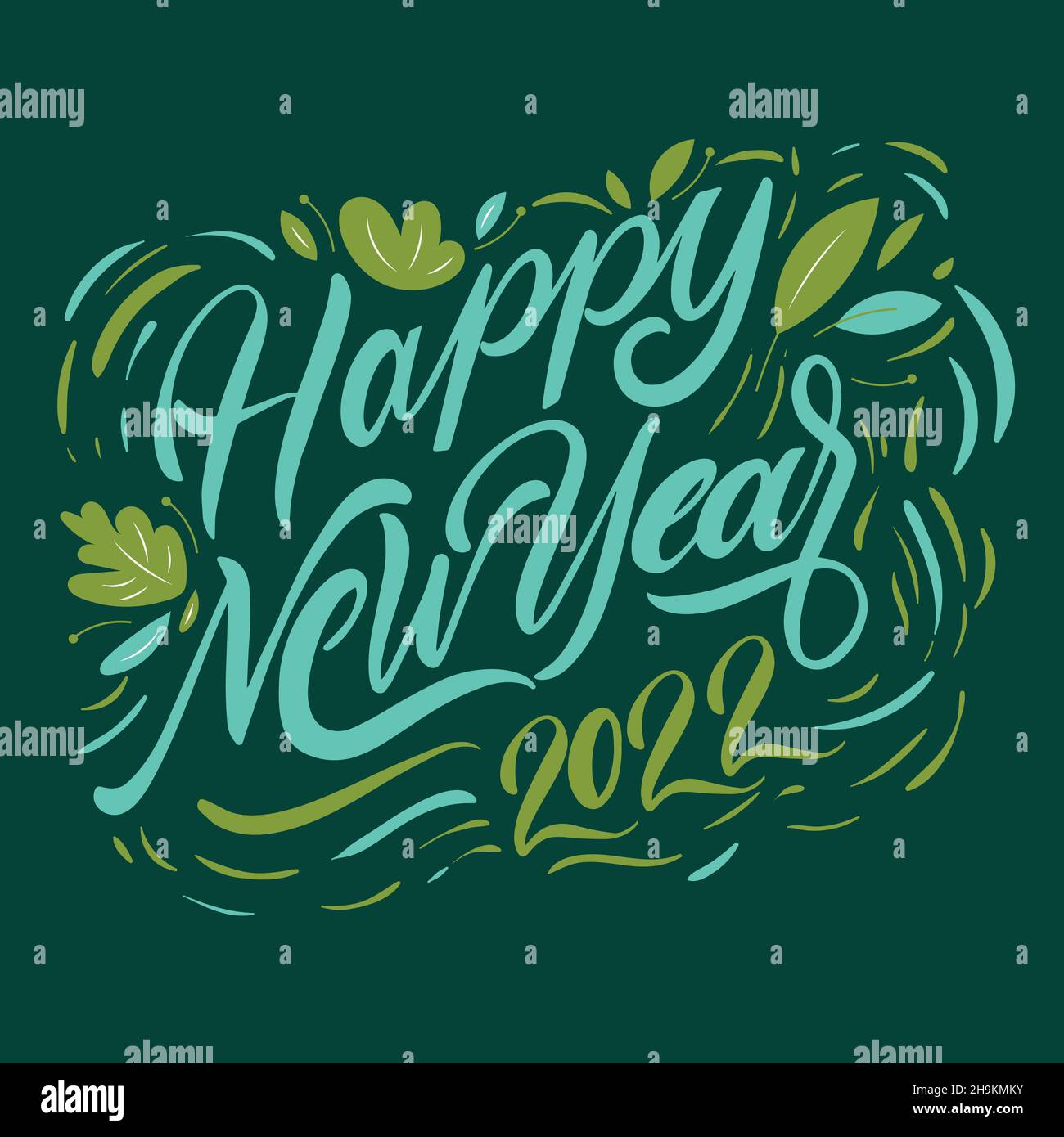 modern happy new year background vector design illustration Stock ...