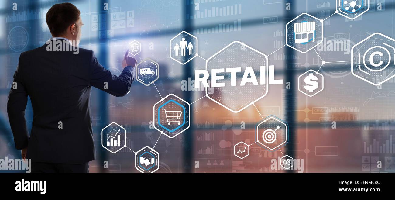 Smart retail and omni channel concept Stock Photo - Alamy