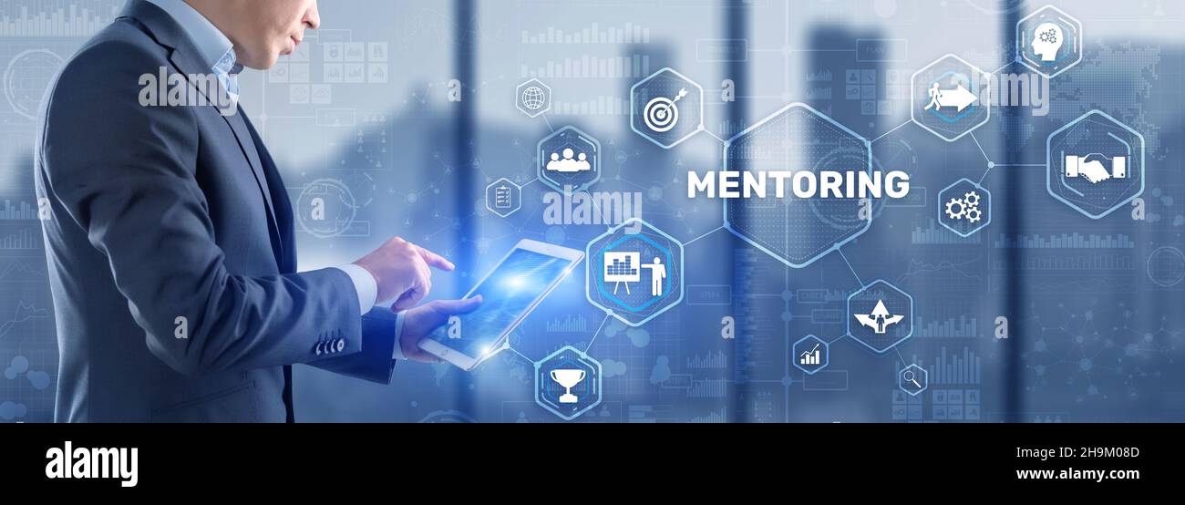 Personal Coaching. Business Mentoring. Training personal development concept. Stock Photo