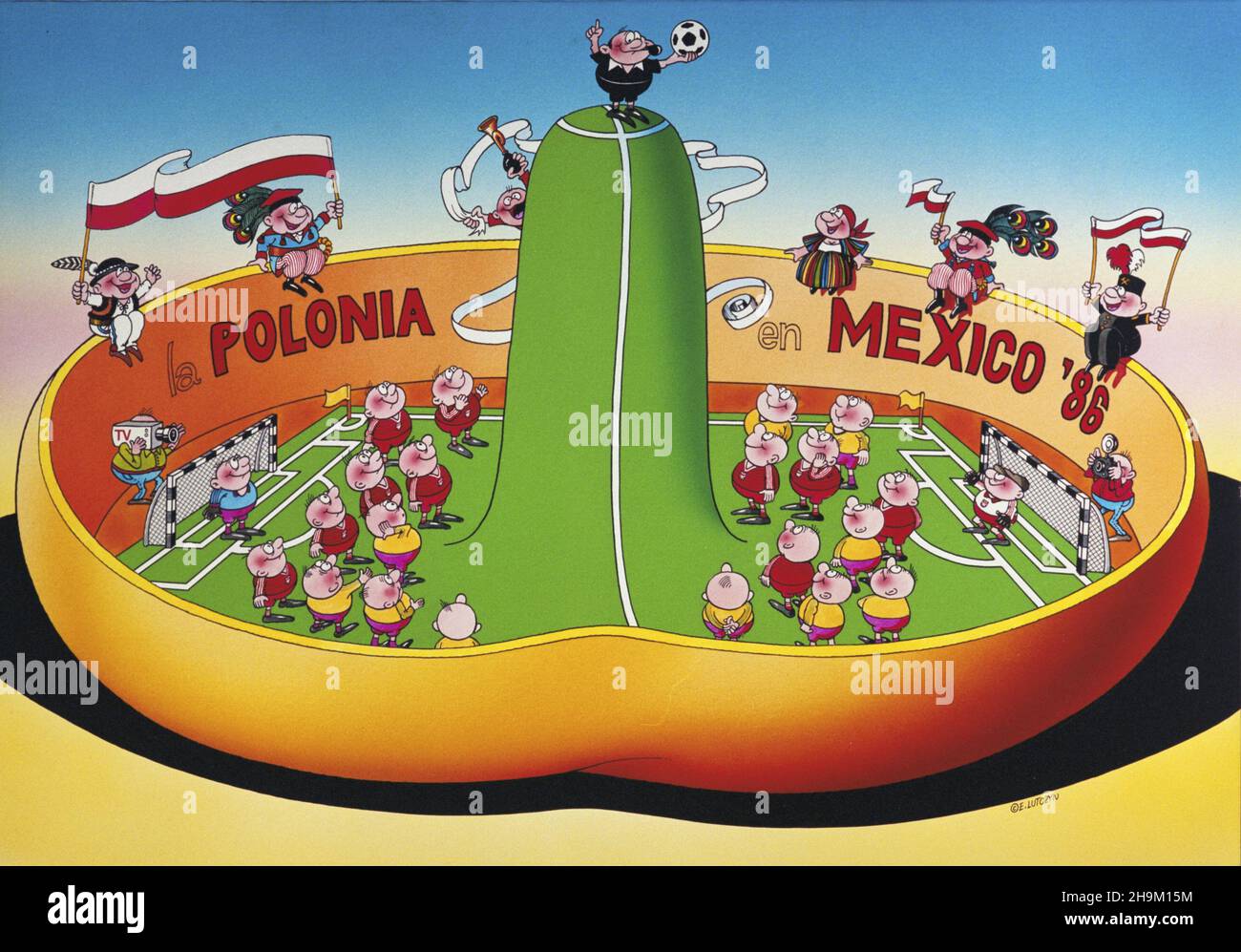 1986 world cup poster hi-res stock photography and images - Alamy