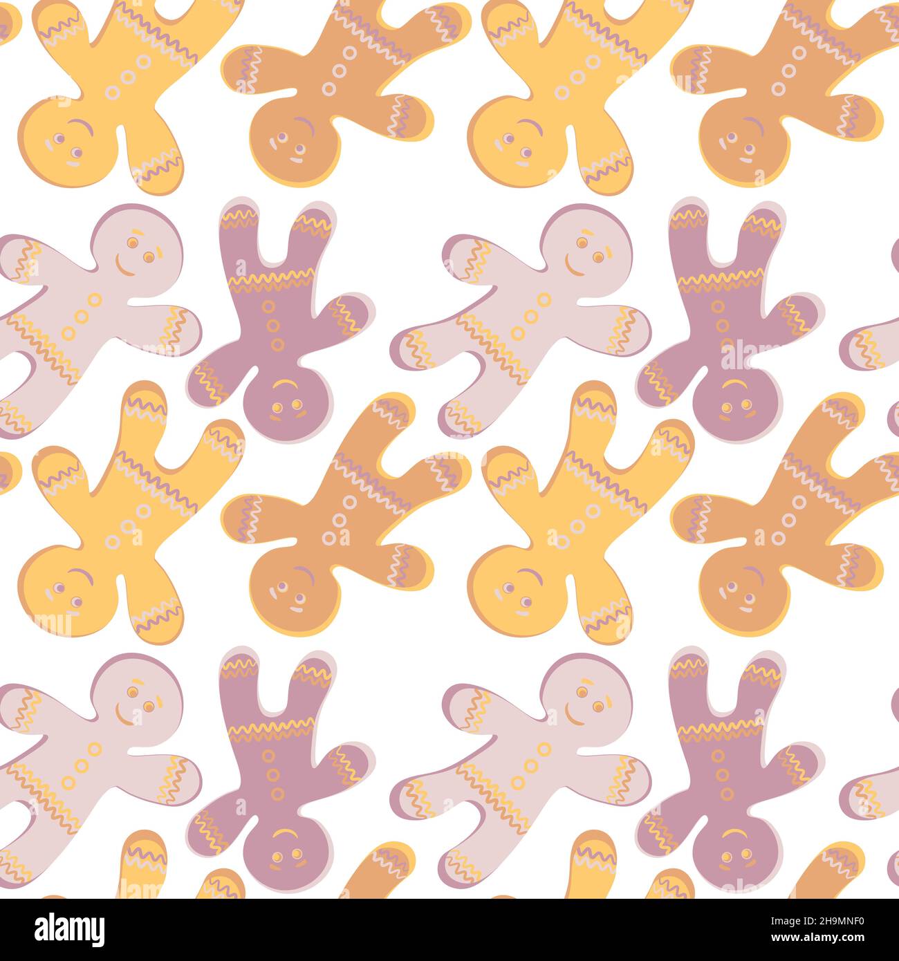 Illustration of a seamless pattern on a square background - a ...