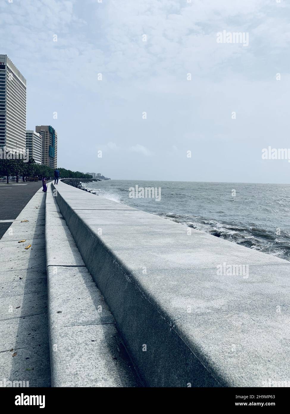 Beautiful view of Mumbai famous iconic tourist attraction Queen's