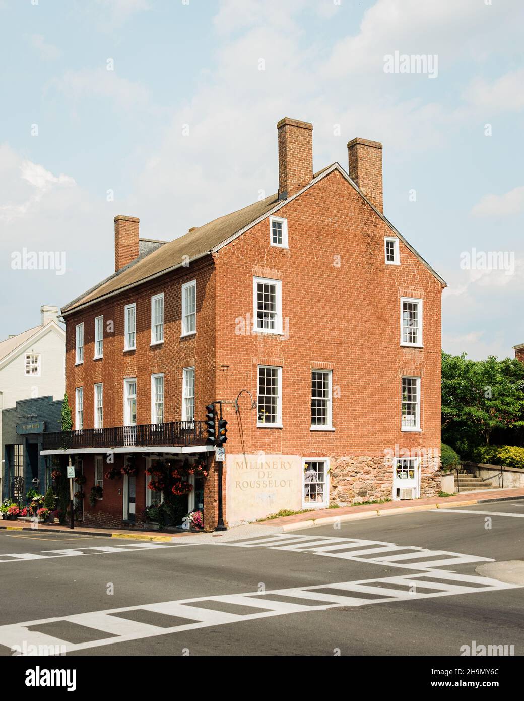 Architecture in downtown Lexington, Virginia Stock Photo Alamy