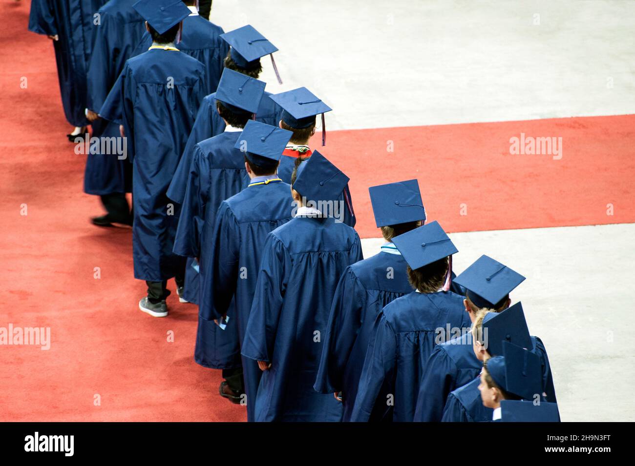 Students walking in to their graduation ceremony Stock Photo Alamy