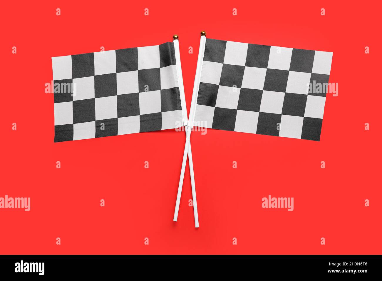 Red white checkered racing track hi-res stock photography and images ...