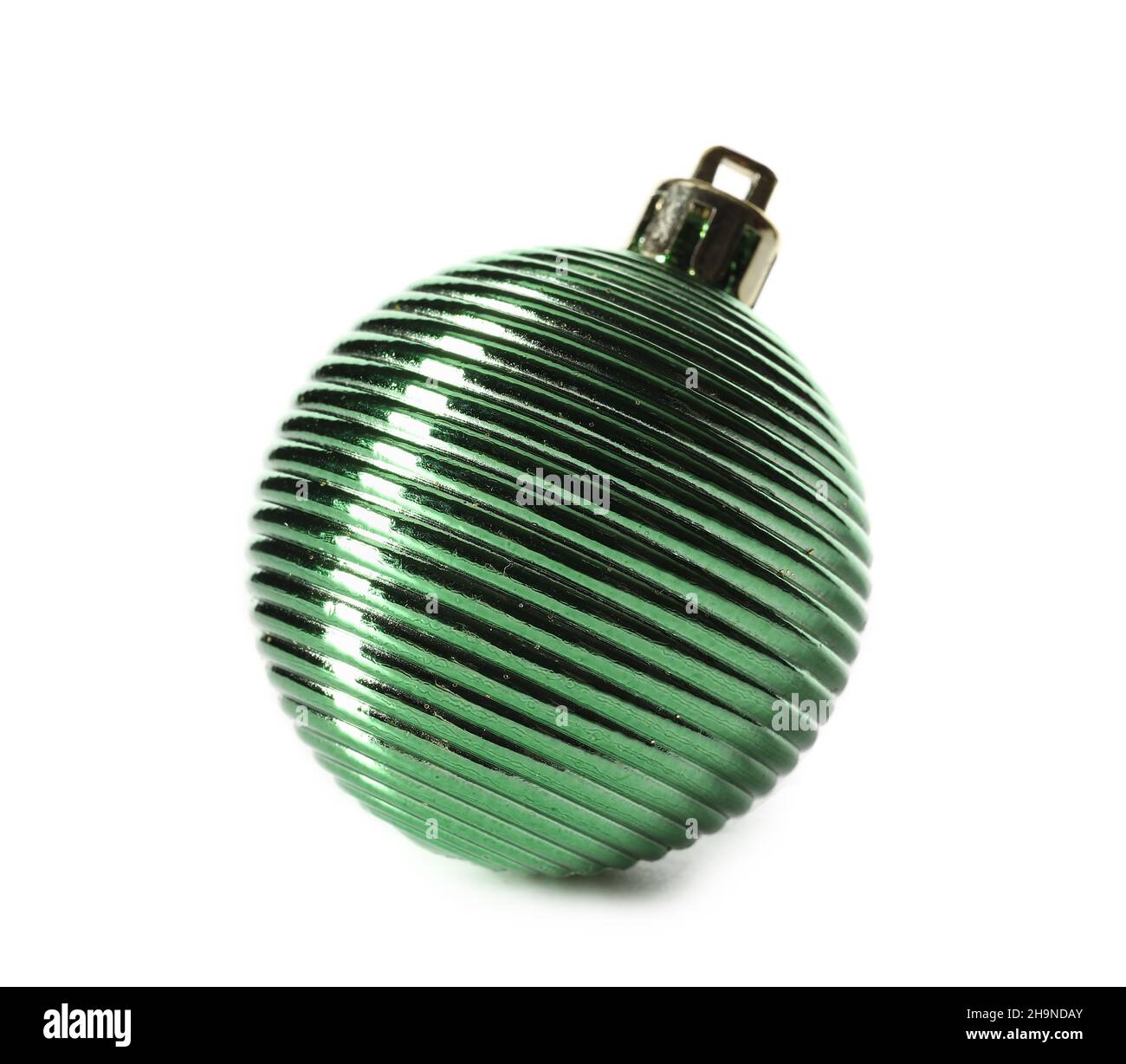 Beautiful Christmas ball isolated on white background Stock Photo - Alamy