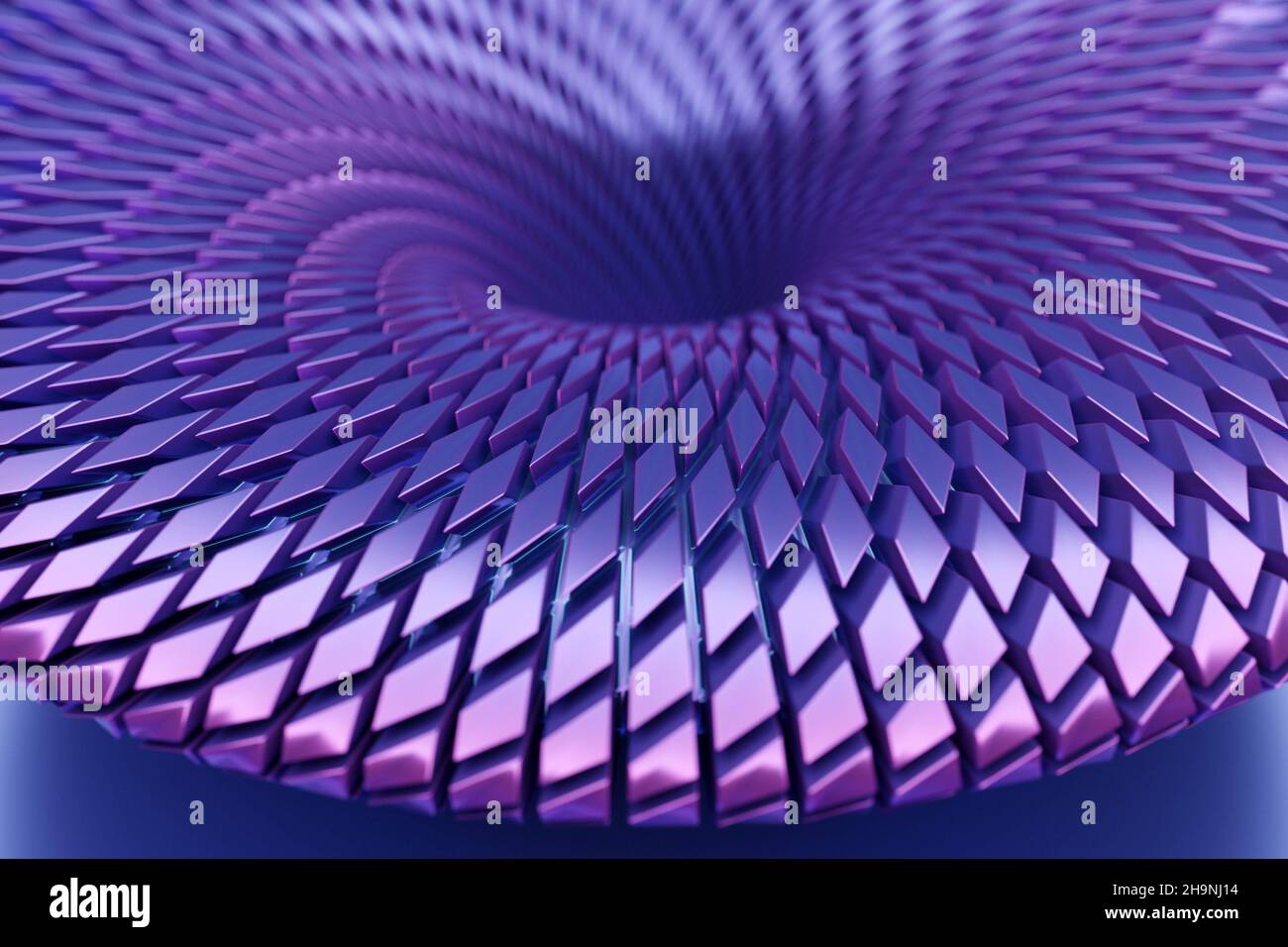 Abstract dynamic shape with mesh on monocrone isolated background. 3D ...