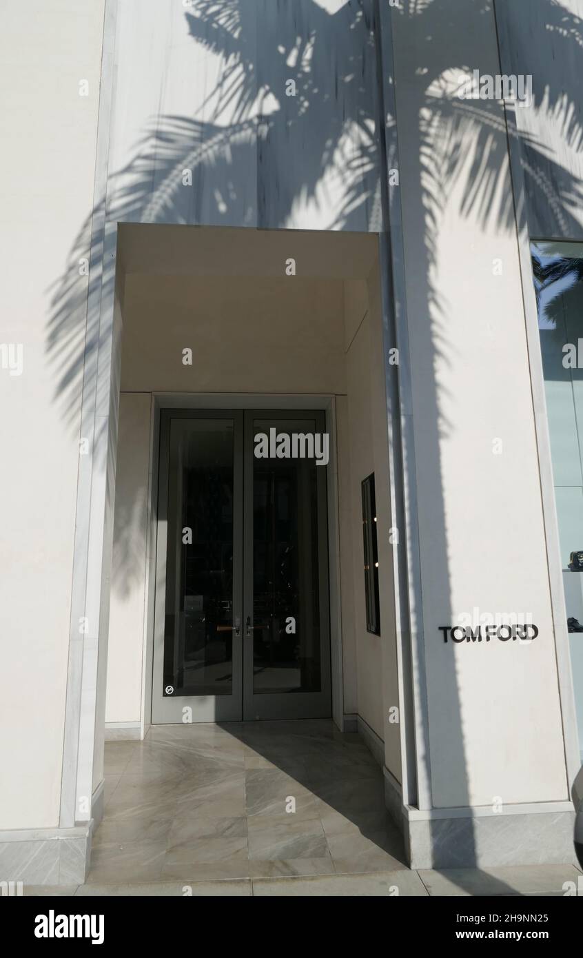 Tom Ford Rodeo Drive Store Beverly Hills, California, USA 4th December 2021 A general view of ...