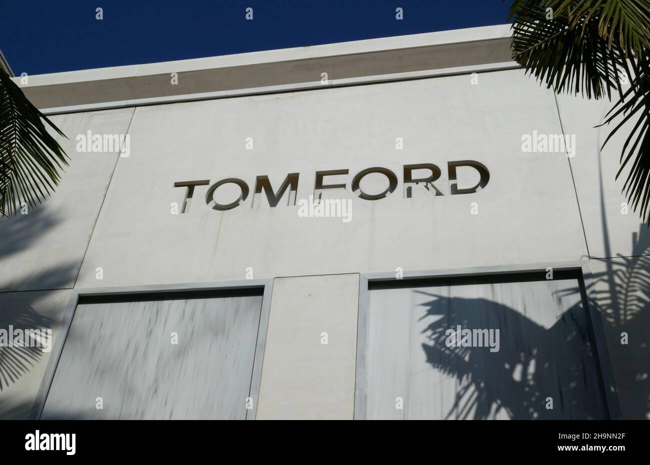 Tom Ford Rodeo Drive Store Beverly Hills, California, USA 4th December 2021 A general view of ...