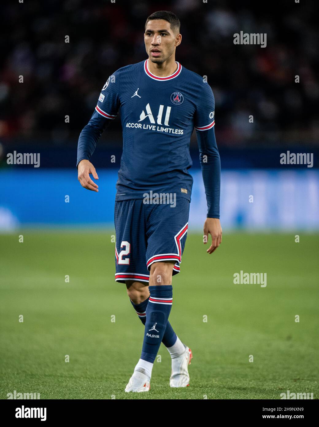 Paris Saint-Germain Away Stadium Shirt 2022-23 with Hakimi 2 printing