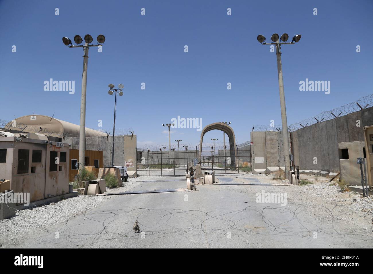 Beijing, China. 2nd July, 2021. Photo taken on July 2, 2021 shows the Bagram Airfield after all U.S. and NATO forces evacuated, in Parwan province, eastern Afghanistan. Credit: Sayed Mominzadah/Xinhua/Alamy Live News Stock Photo