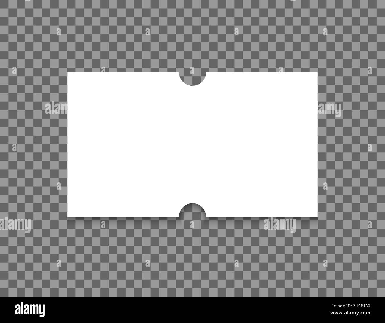 Selfadhesive paper price tag. Blank price label. White sticker to