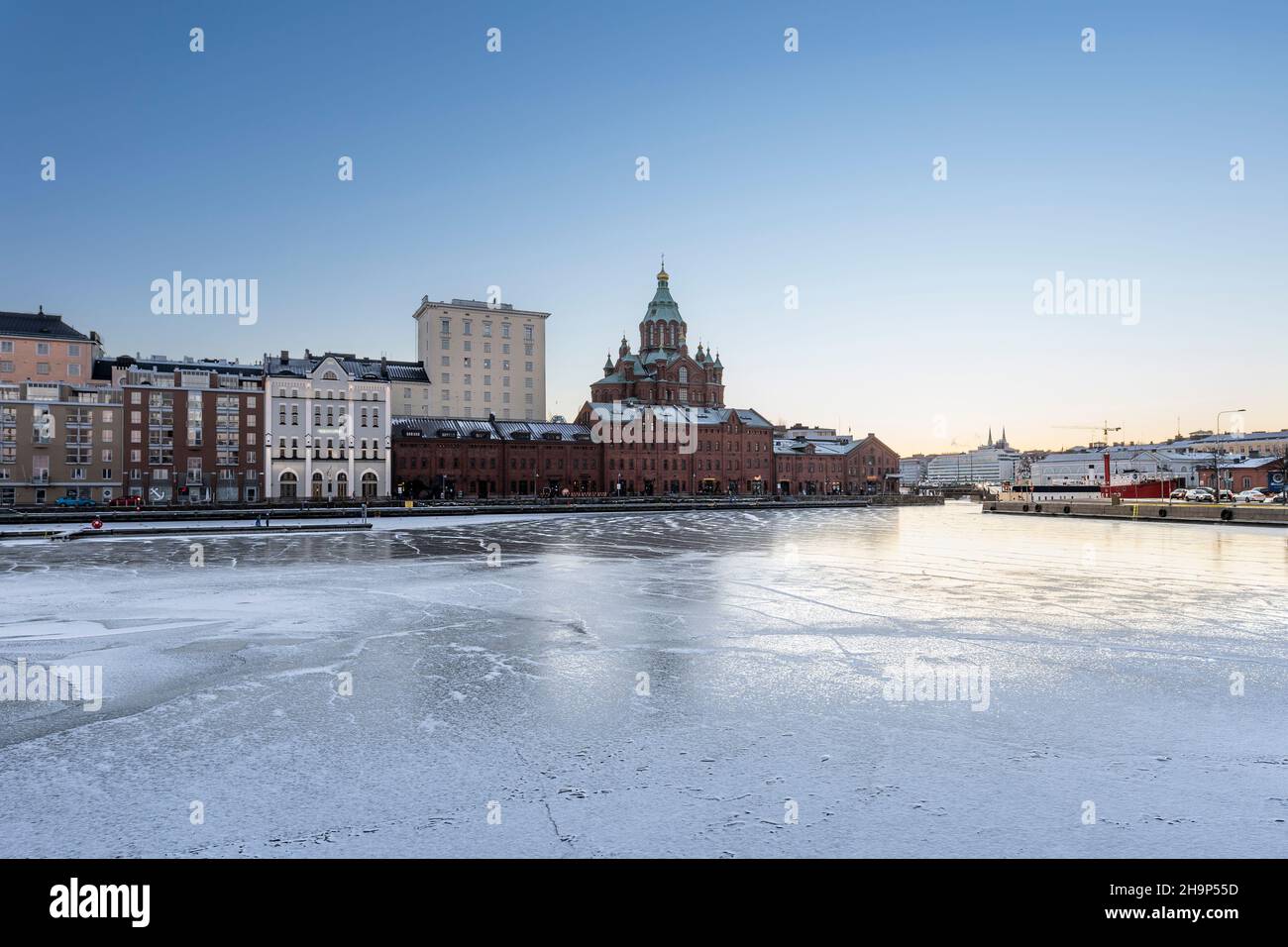 December in Helsinki Stock Photo