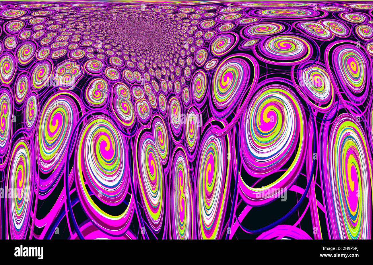 Illustration of an abstract background with purple circles Stock Photo ...