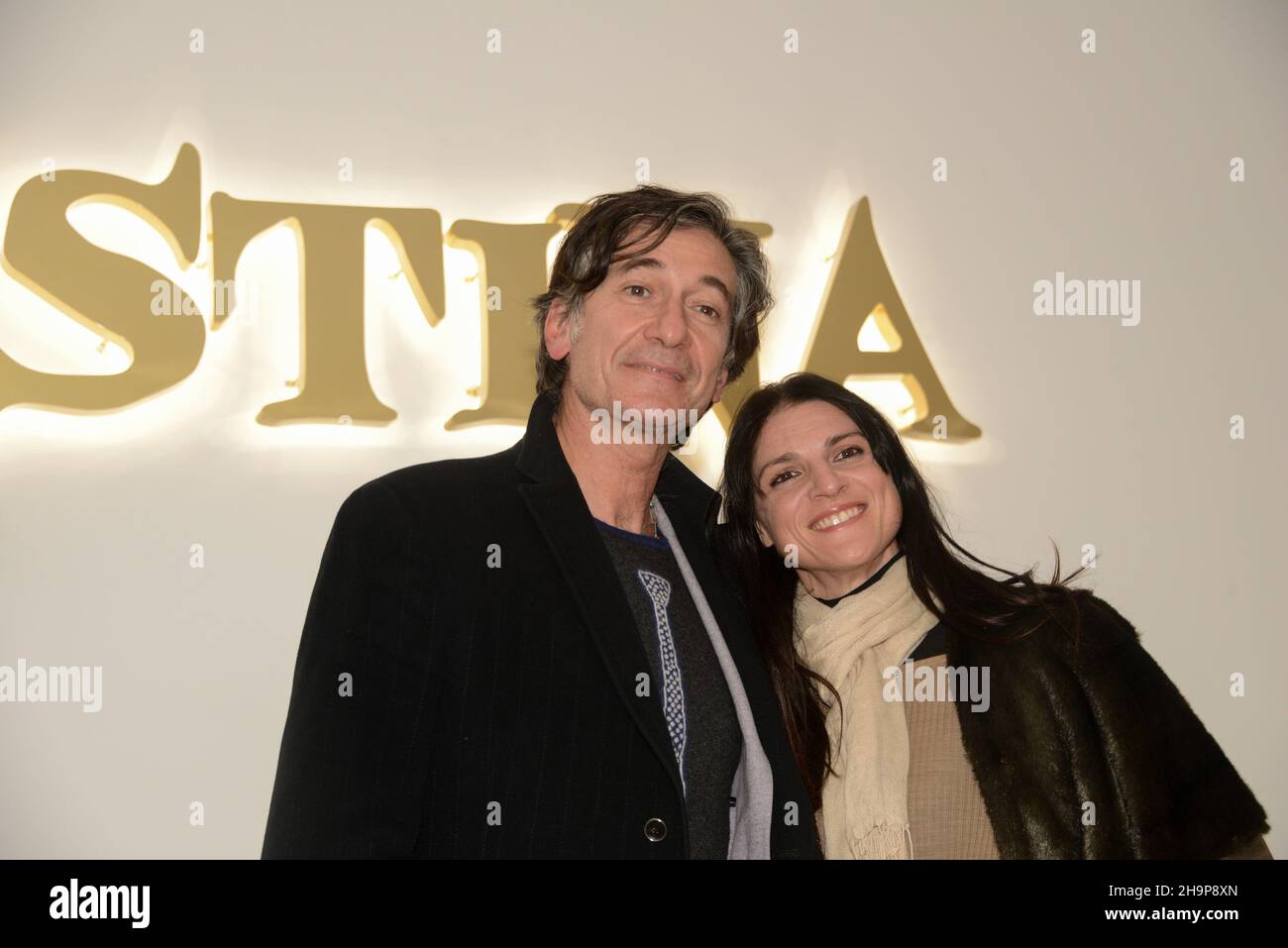 Rome, Italy. 07th Dec, 2021. Stefano Pantano, fencer and radio host during Opening night of the restored Sistina Theater and the Premiere of the Musical 'MammaMia!', News in Rome, Italy, December 07 2021 Credit: Independent Photo Agency/Alamy Live News Stock Photo