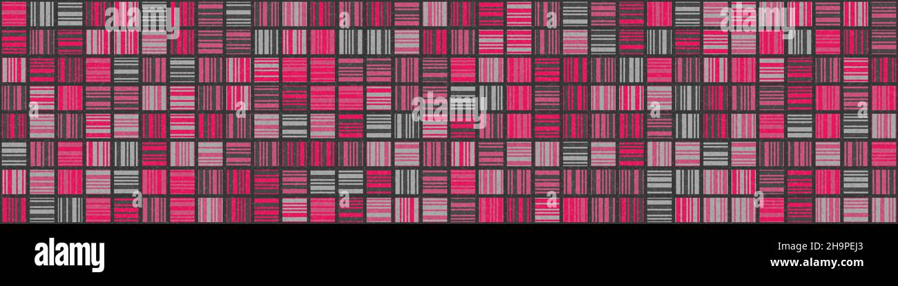 Abstract Geometrical generative computational art illustration Stock Vector