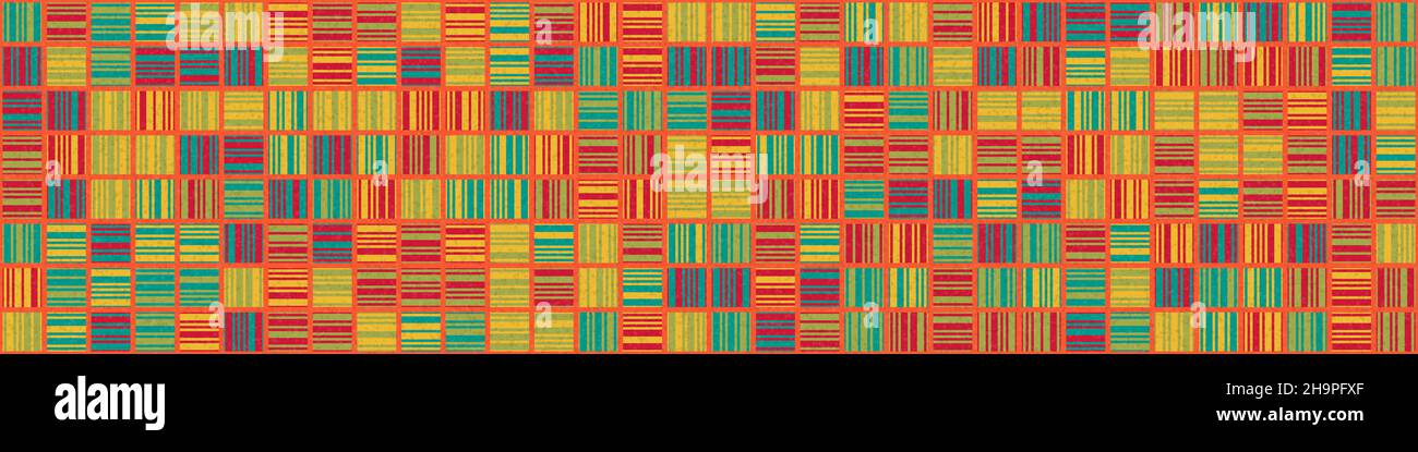 Abstract Geometrical generative computational art illustration Stock Vector