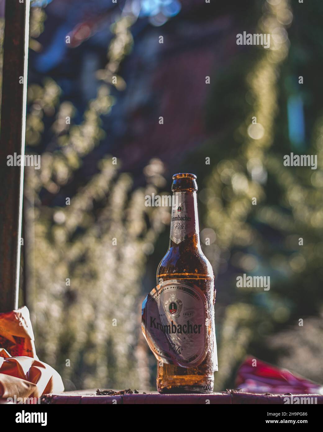 Old Beer Bottle Stock Photo Alamy