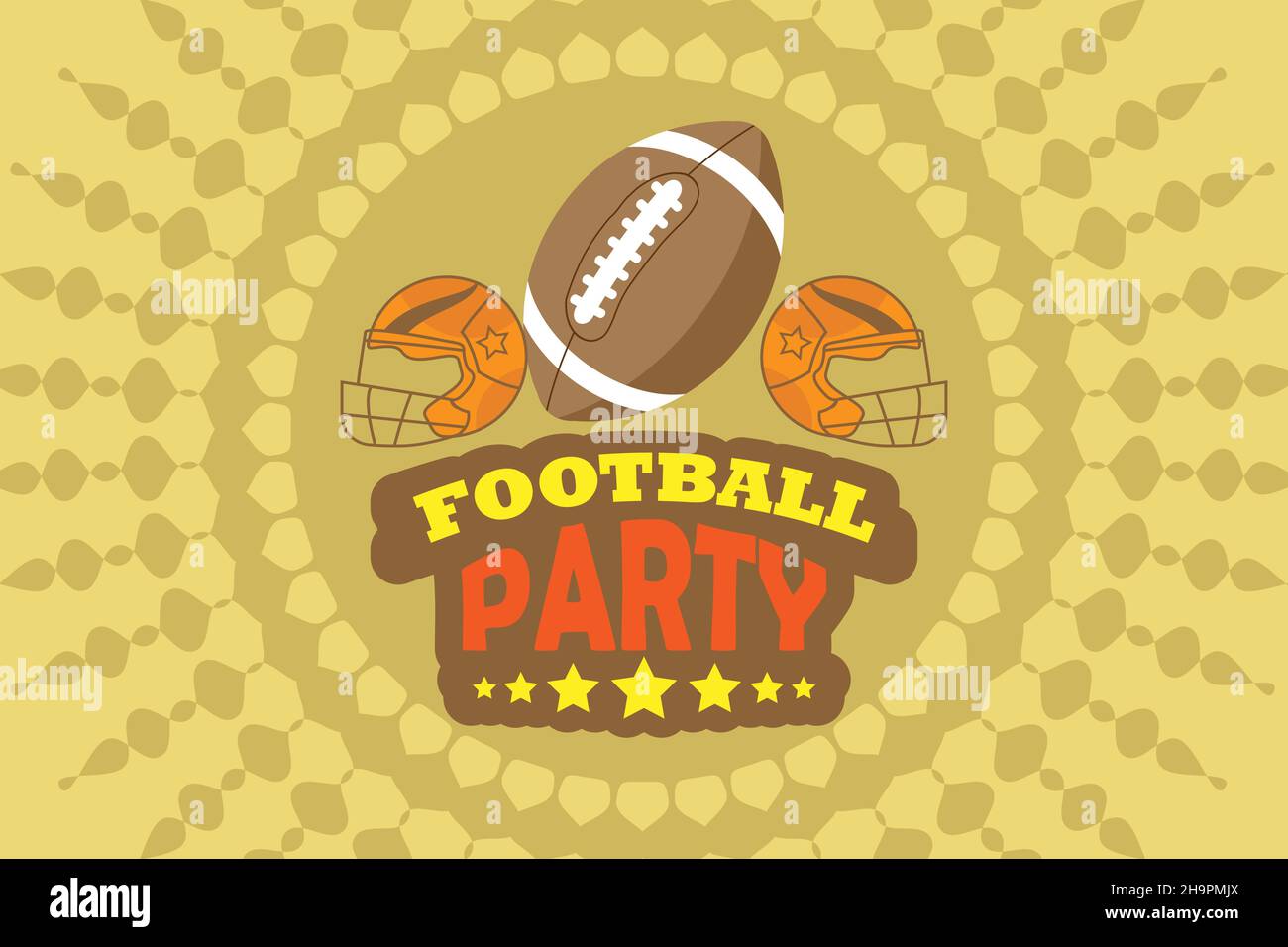 Background Football Party Invitation. good for invitation design