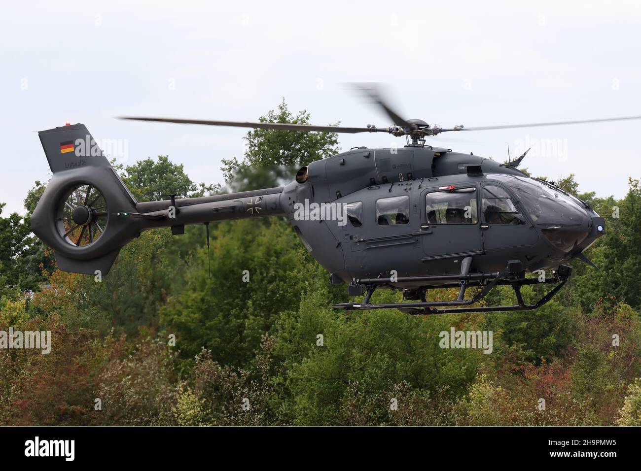 German Airforce Helicopter Stock Photo