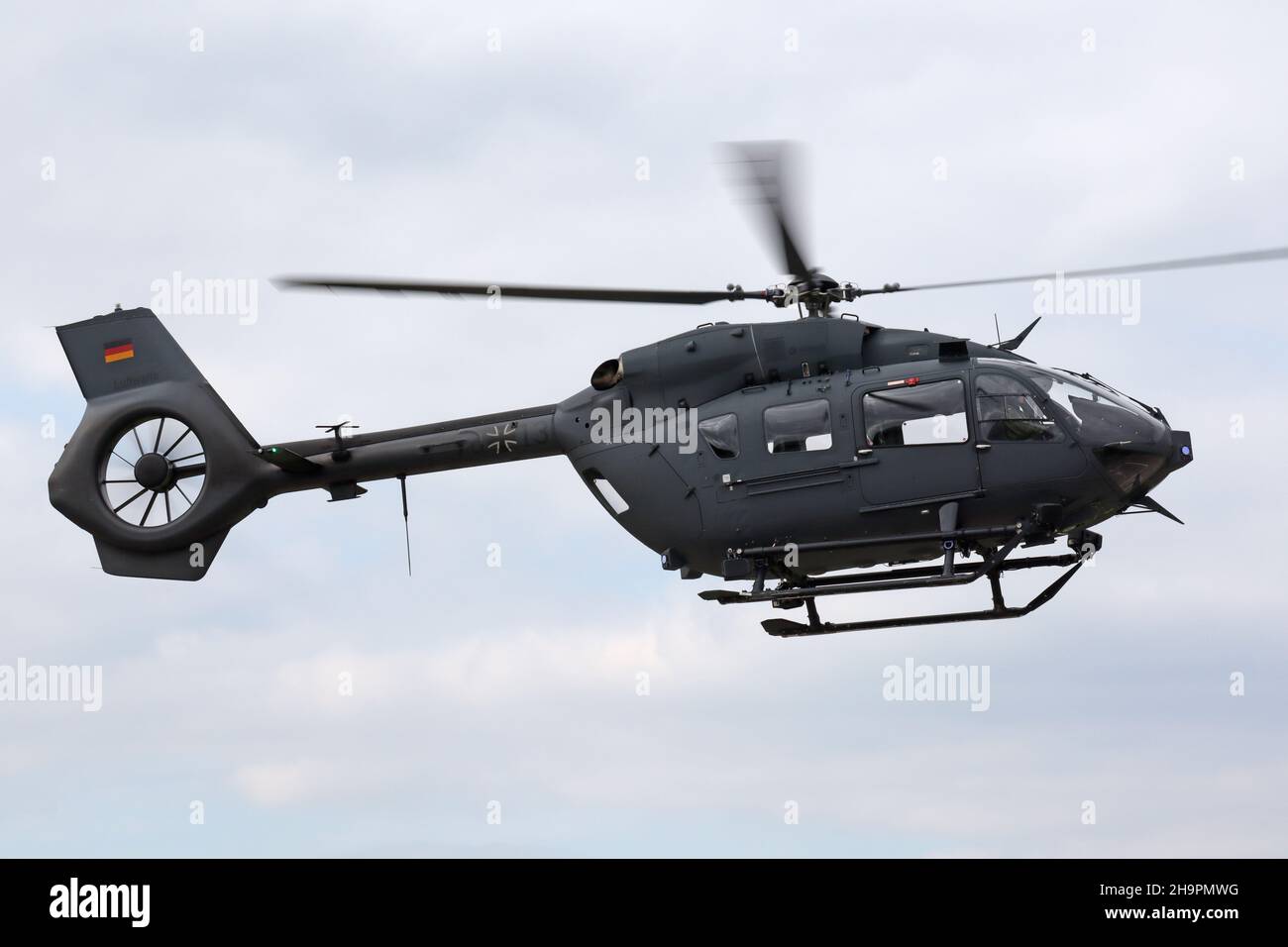 German Airforce Helicopter Stock Photo