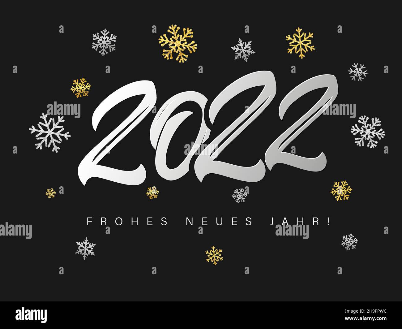 Frohes Neues Jahr German Stock Vector Images Alamy