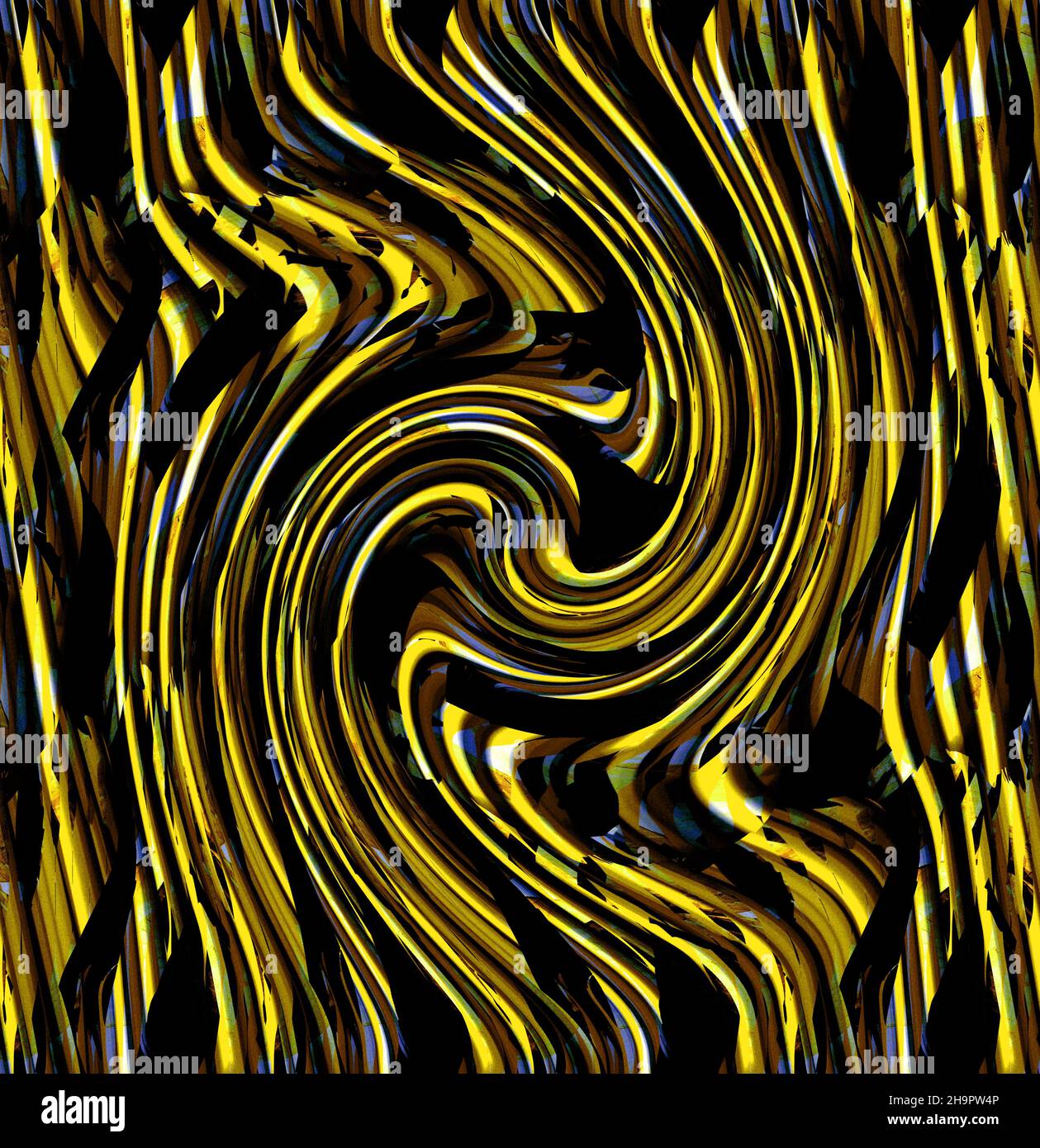 Abstract electrifying lines, smoky fractal pattern, digital ...