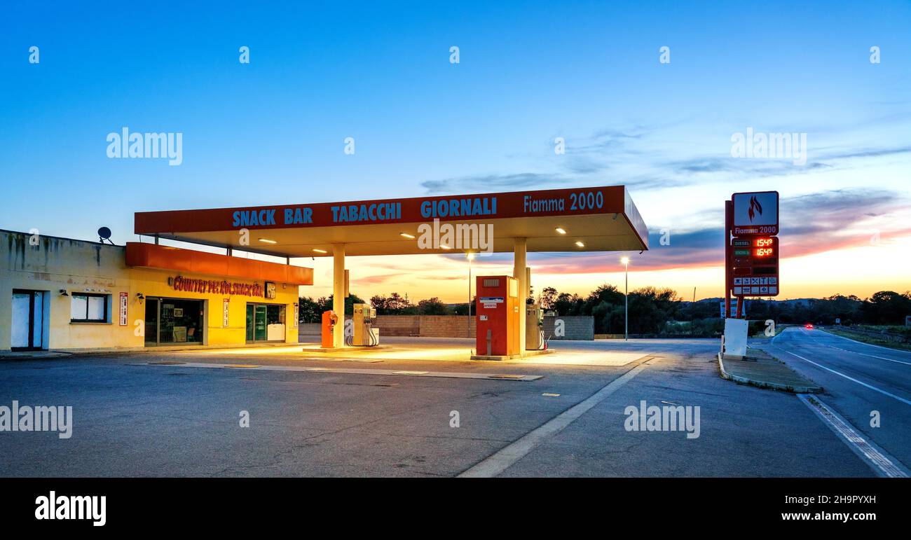Country gas station hires stock photography and images Alamy