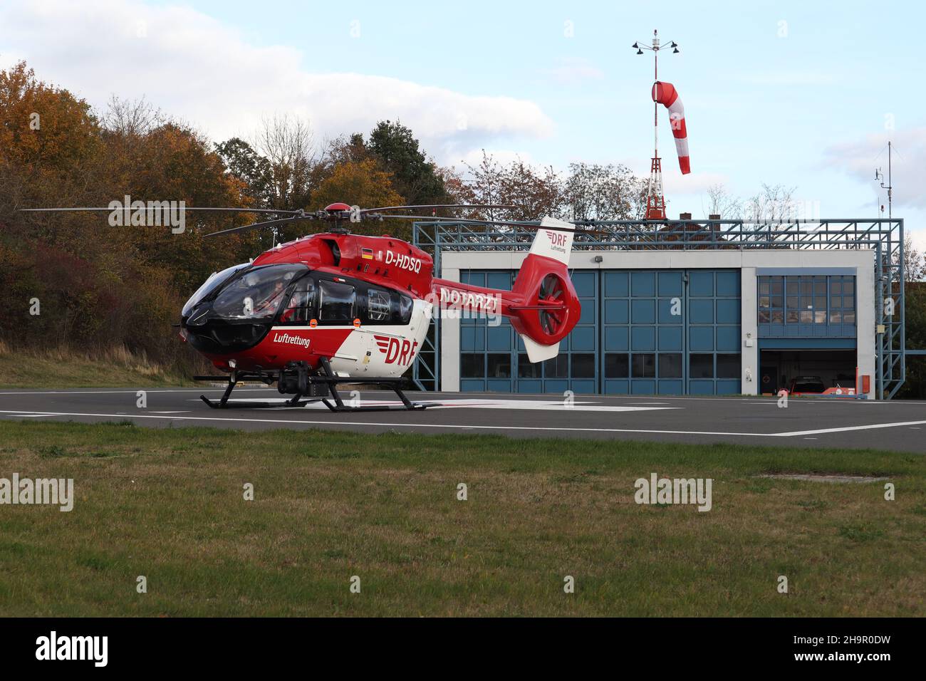 DRF Recue Helicopter Stock Photo