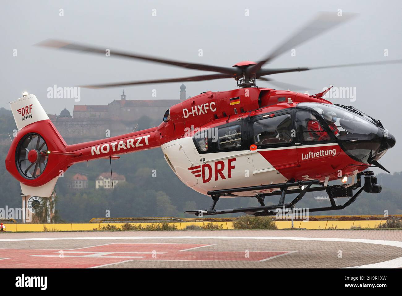 DRF Recue Helicopter Stock Photo