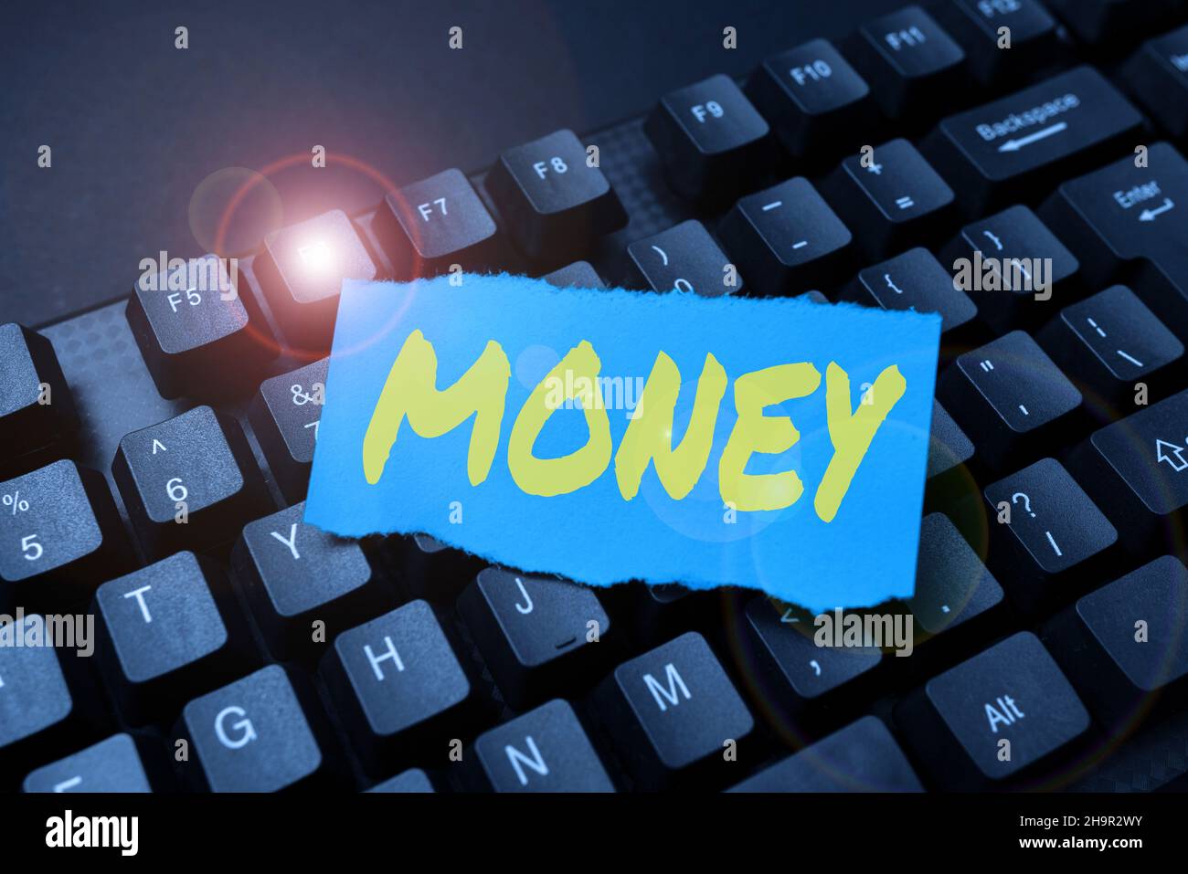 Money. Sign Writing Hand writing sign Money. Business idea a current medium of exchange in ...