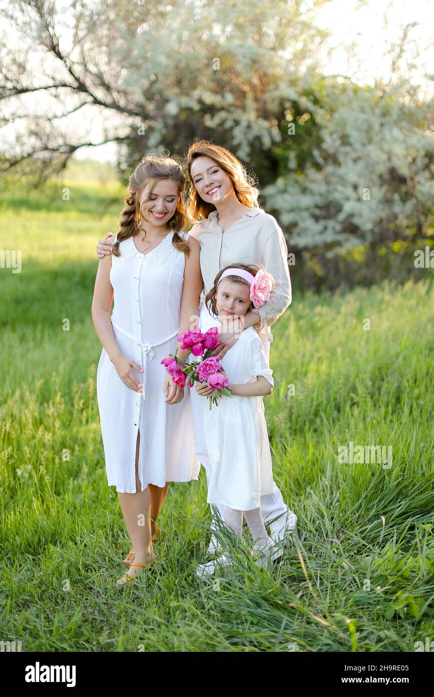 Mom and daughter outdoor lesbian adventure