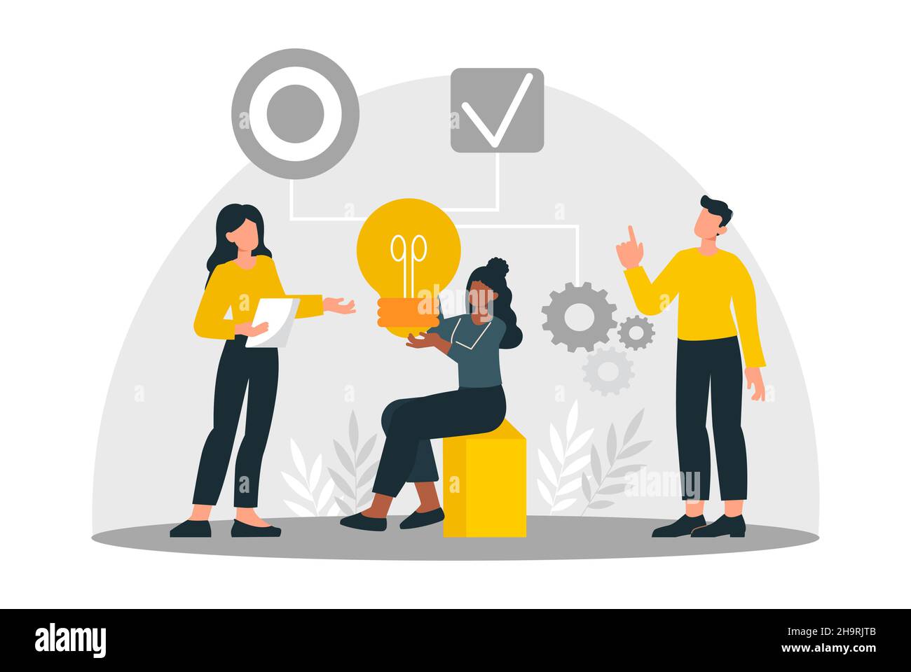 Business idea concept Stock Vector Image & Art - Alamy