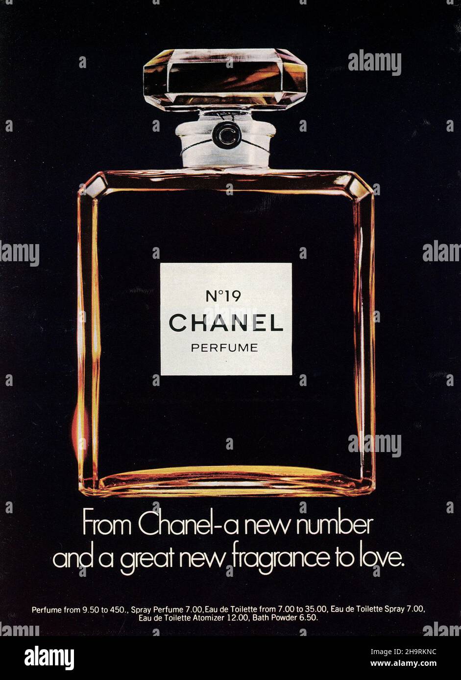 Udvidelse Græder høj Chanel perfume ad hi-res stock photography and images - Alamy