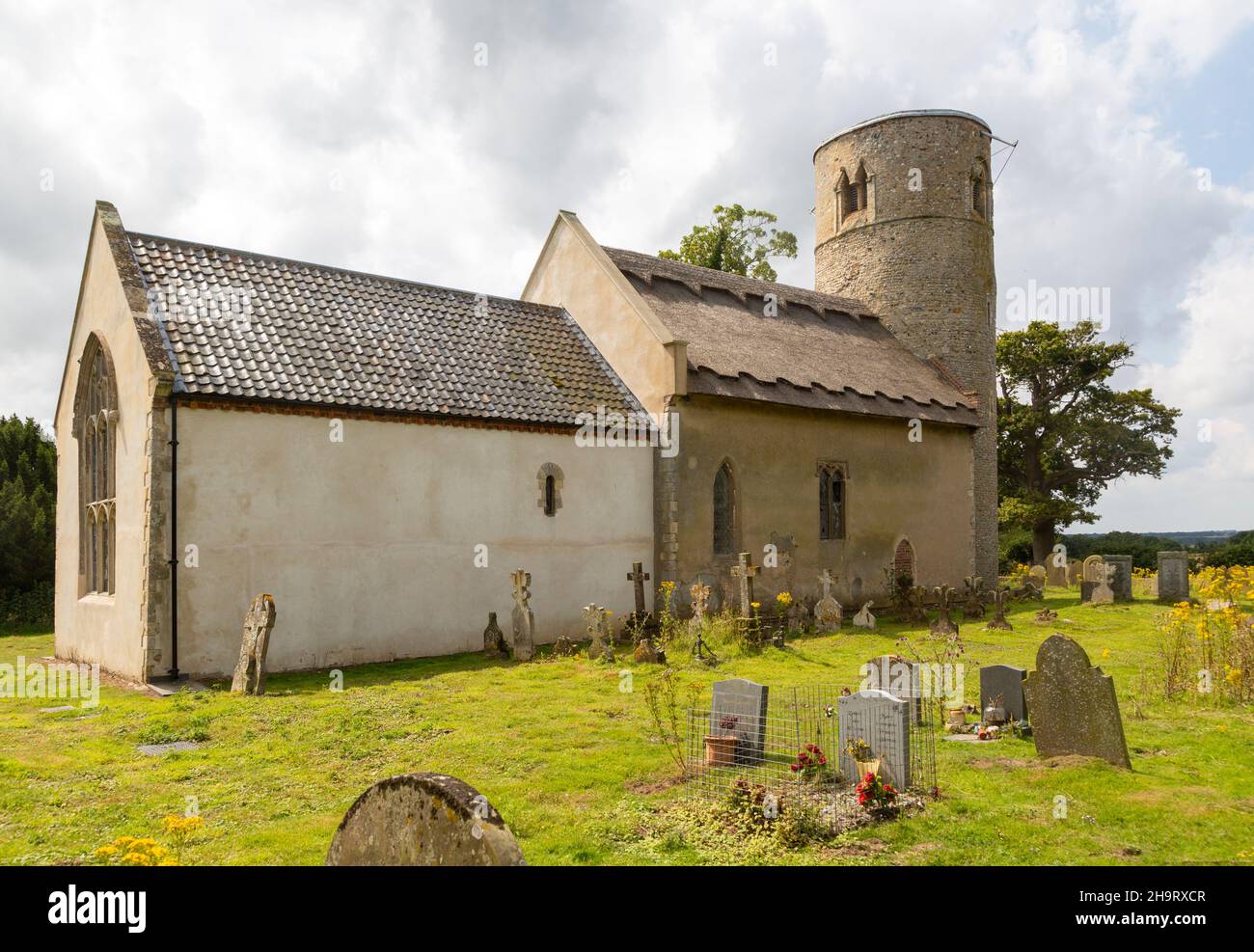 Village parish church of Saint Margaret, Herringfleet, Suffolk, England ...
