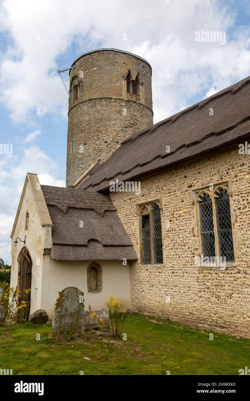 Village parish church of Saint Margaret, Herringfleet, Suffolk, England ...