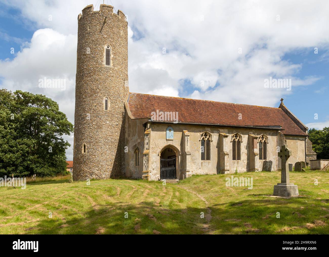 Village parish church of All Saints, Frostenden, Suffolk, England, UK Stock Photo