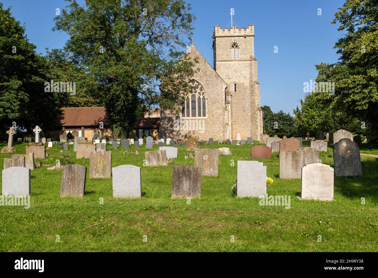 Village parish church of St Mary and St Peter, Barham, Claydon, Suffolk