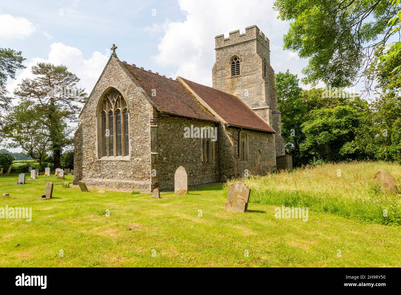 Village parish church of St Clare, Bradfield St Clare, Suffolk, England